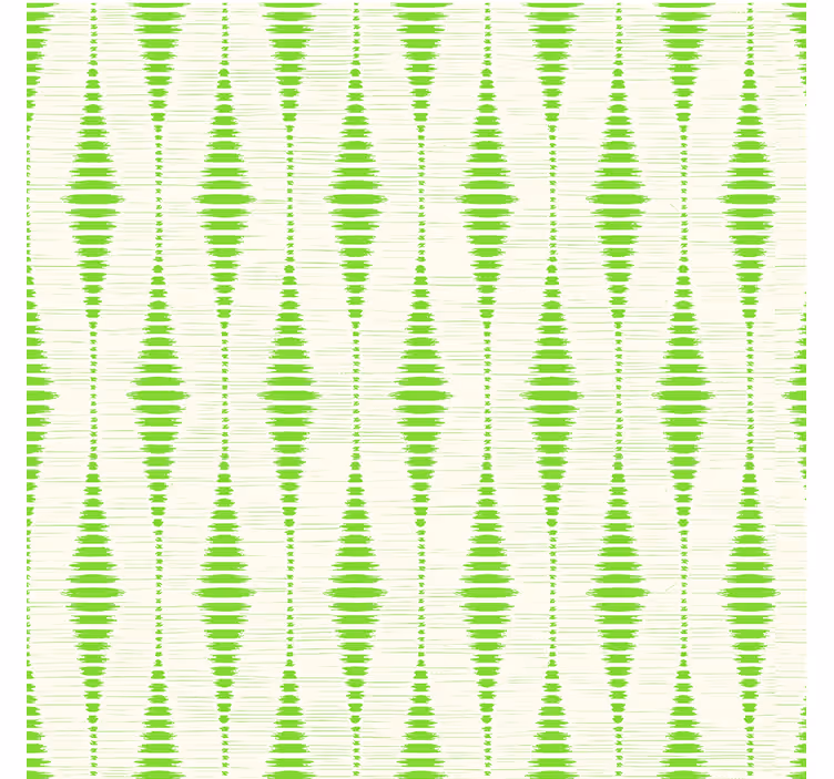 Geometrické tapeta zeleni rabaul ikat - TenStickers