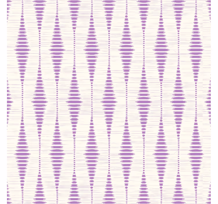 Geometrické tapeta ljubičasti rabaul ikat - TenStickers