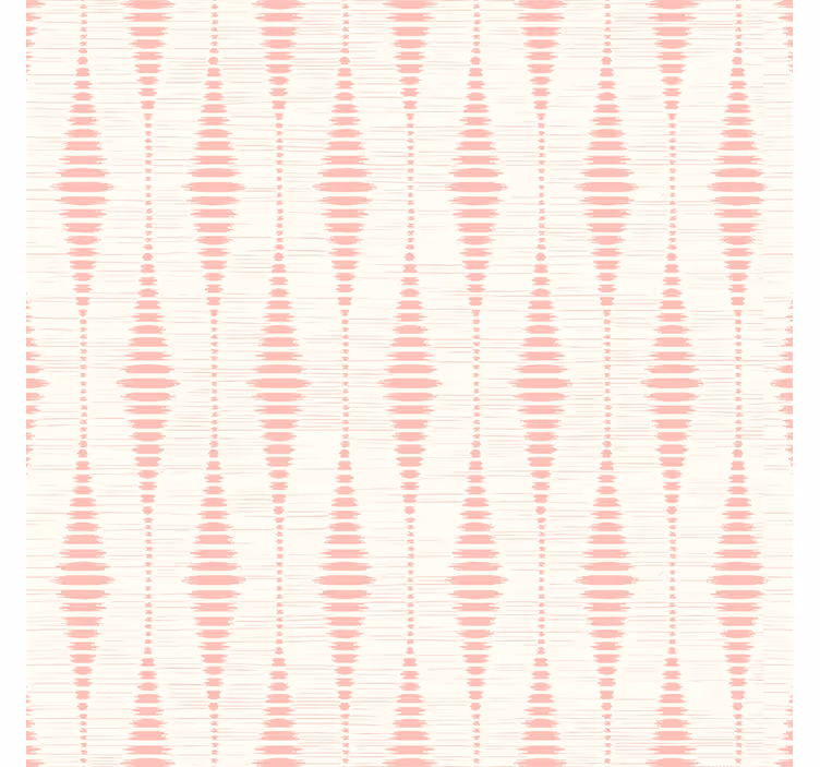 Geometrické tapeta pastelno ružičasta rabaul ikat - TenStickers