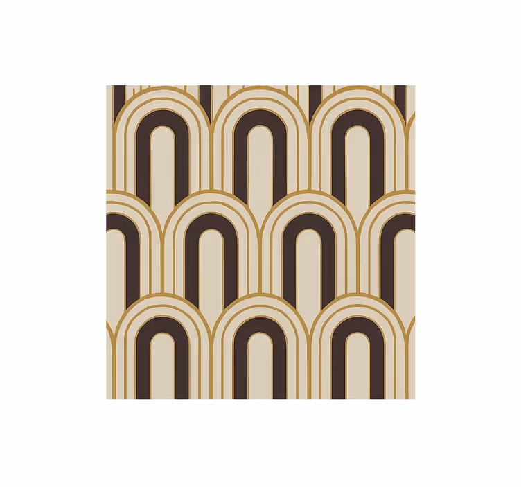Ostale vintage pozadine art deco lukovi iz 1970-ih - TenStickers