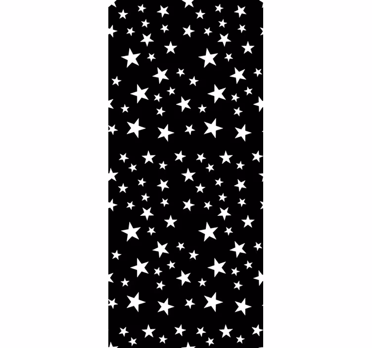 Tapete za zid zvijezde crno-bijela elegancija - TenStickers