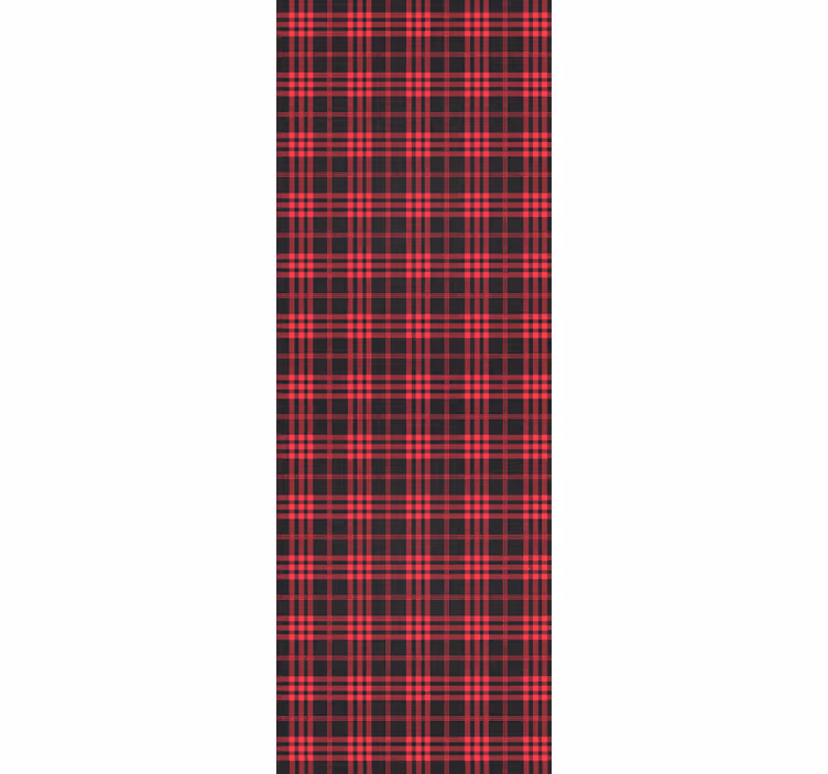 Tapete za zid božić tartan uzorak - TenStickers