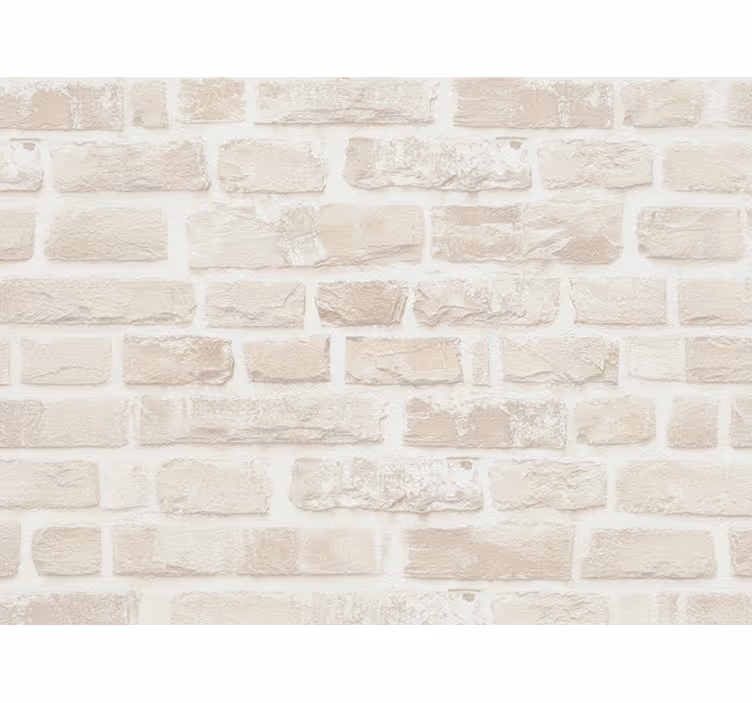Tapete za dnevni boravak imitacija bijelog opeka - TenStickers
