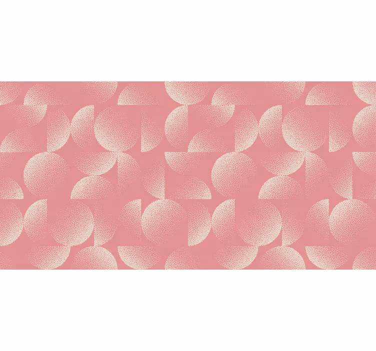 Tapete za spavaću sobu u pastelnim polukružnicama - TenStickers