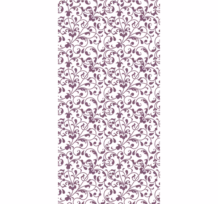 Tapete za dnevni boravak ornament s listovima paisley - TenStickers
