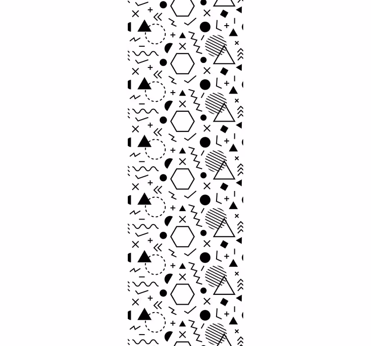 Ukrasne tapete s odvažnim apstraktnim oblicima - TenStickers