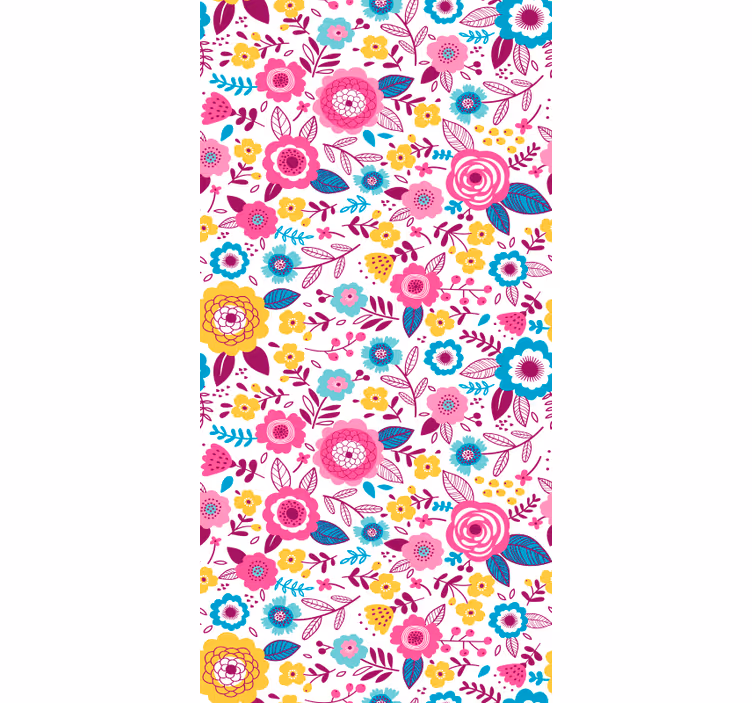 Tapete za spavaću sobu vibrantna botanička motivacija - TenStickers