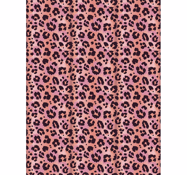 Tapete za zid životinjske ružičasti leopard - TenStickers