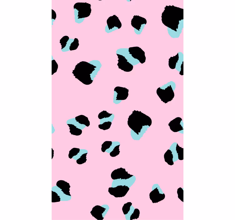 Tapete za zid životinjske ružičasti leopard - TenStickers