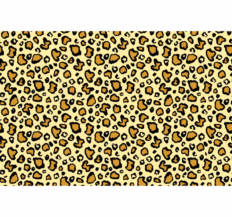 Tapete za zid životinjske uzorak žutog leoparda - TenStickers