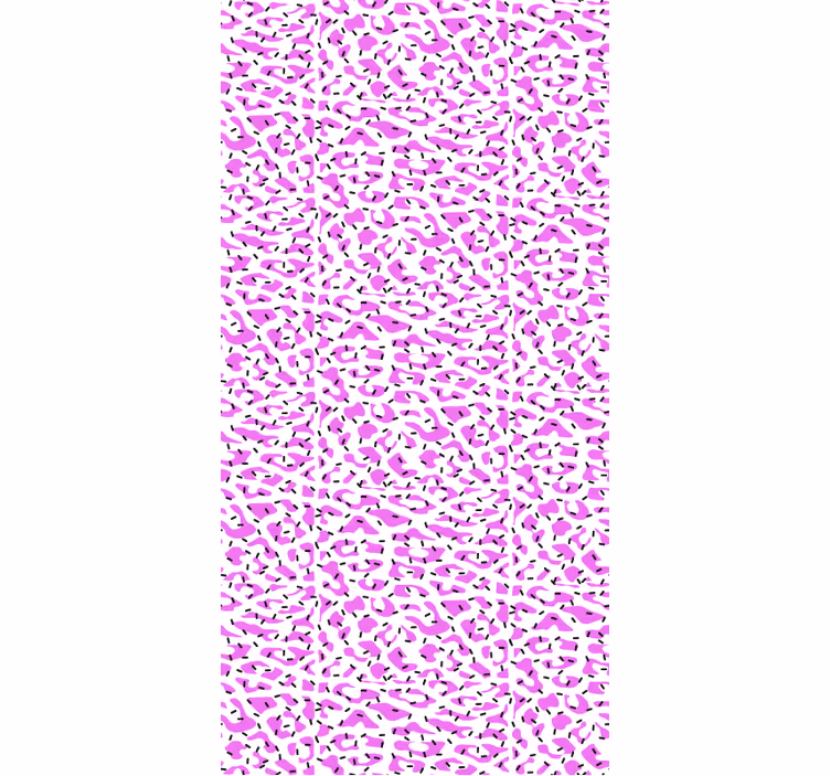 Tapete za zid životinjske u fuksija leopardskom uzorku - TenStickers