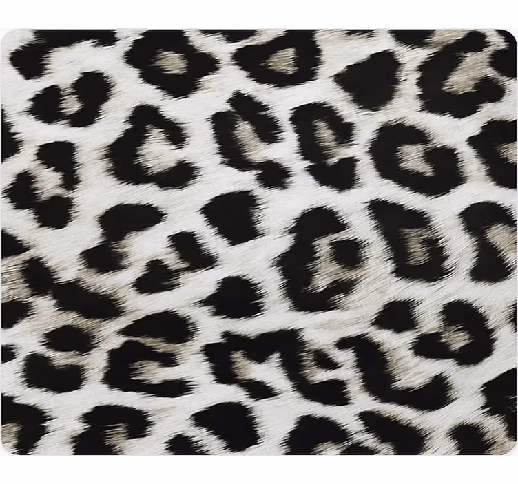 Tapete za zid životinjske bijeli uzorak leoparda - TenStickers