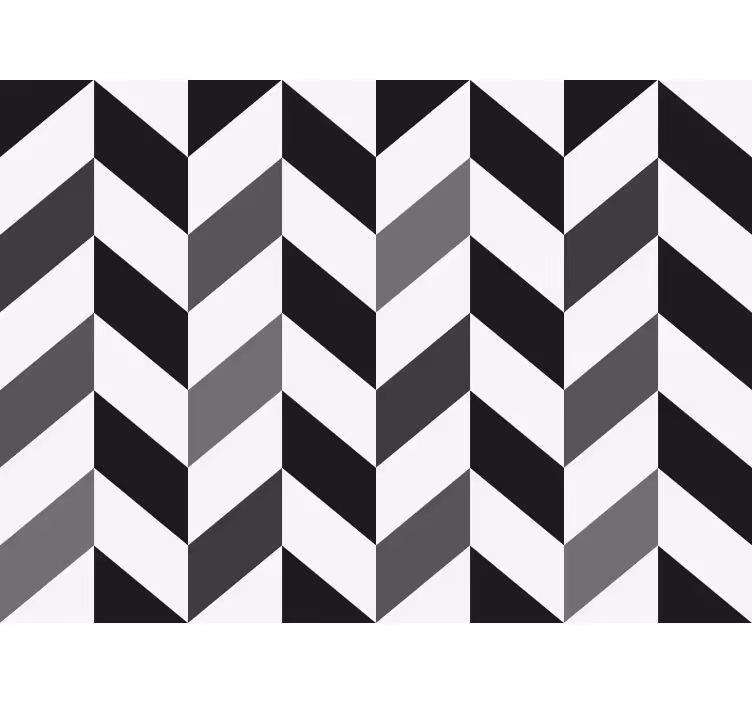 Uredske tapete chevron kontrast - TenStickers