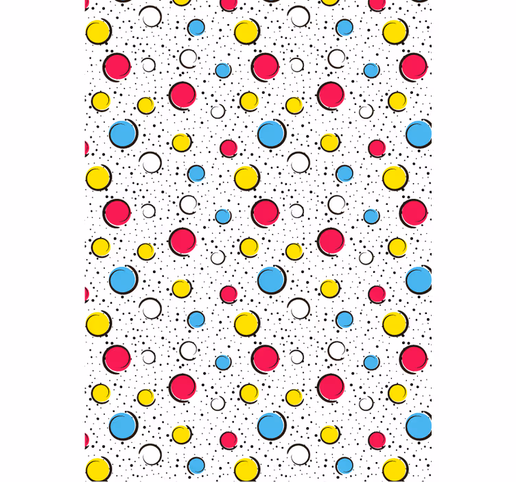 Tapete za hodnik u više boja s točkicama - TenStickers