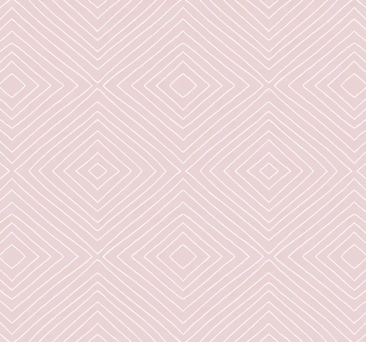 Tapete za hodnik minimalistički ružičasti kvadratni uzorak - TenStickers