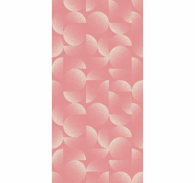 Tapete za blagovaonu u pastelnim polukružnicama - TenStickers
