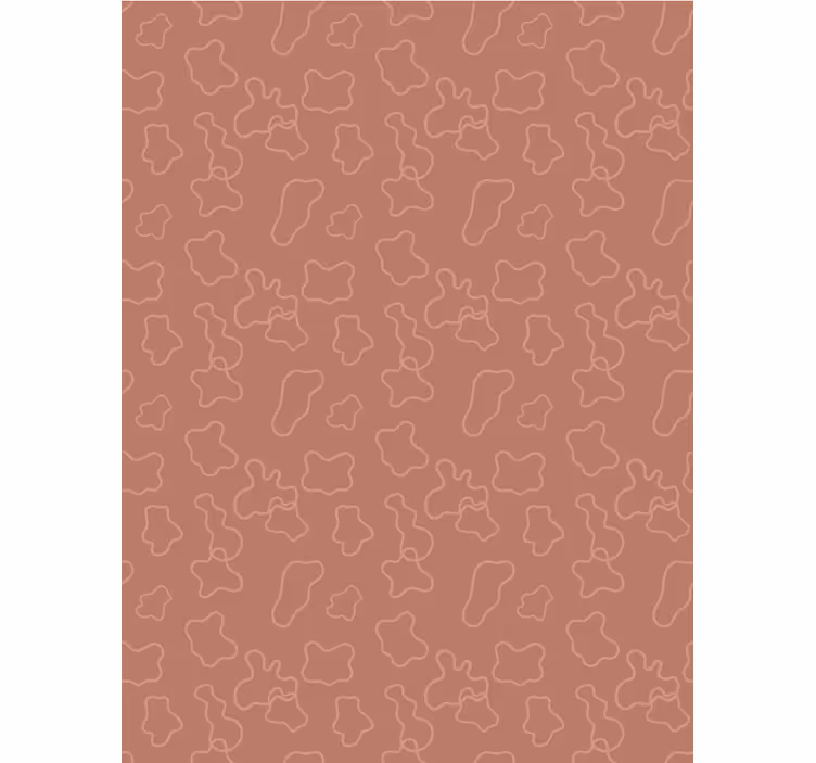 Tapete za blagovaonu terracotta nepravilni krugovi - TenStickers