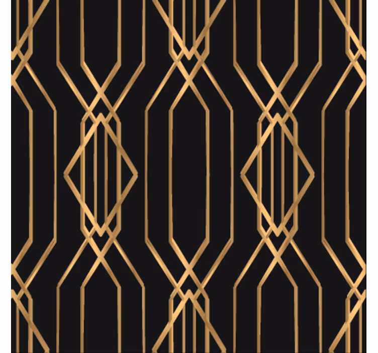 Tapete za blagovaonu u art deco eleganciji - TenStickers