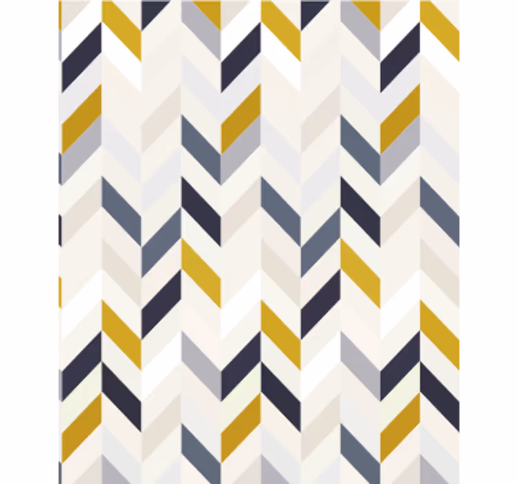 Tapete za blagovaonu u chevron zigzag uzorku - TenStickers
