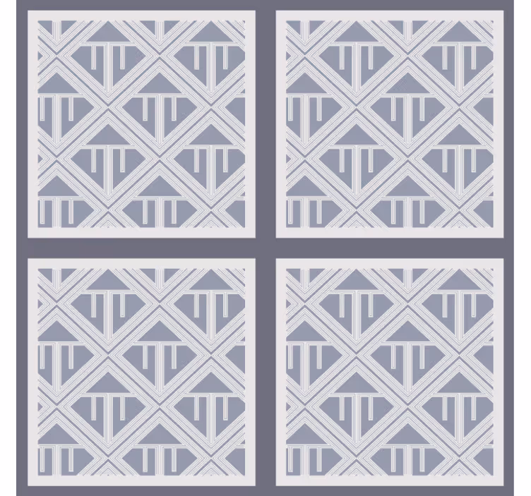 Tapete za blagovaonu s geometrijskim uzorkom - TenStickers