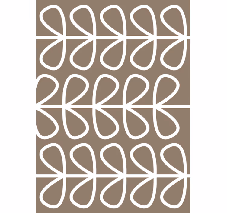 Tapete za zid geometrijski uzorak geometrijske petlje - TenStickers