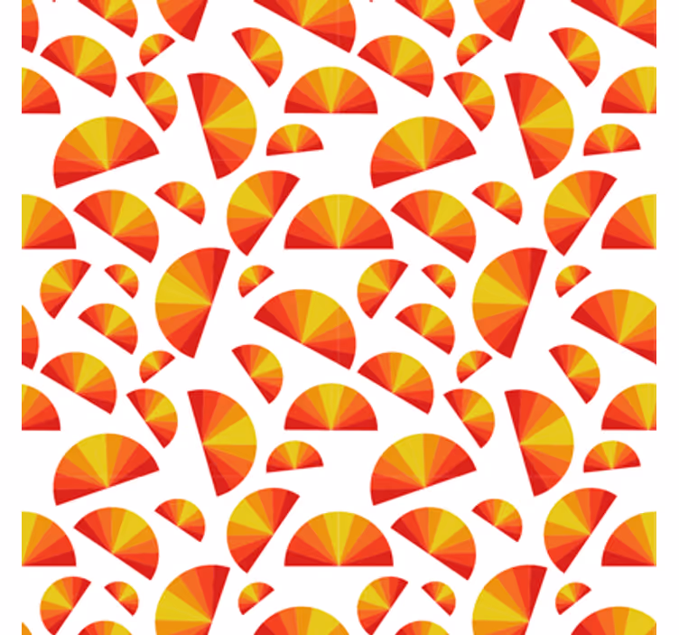 Tapete za zid geometrijski s kružnim motivima - TenStickers