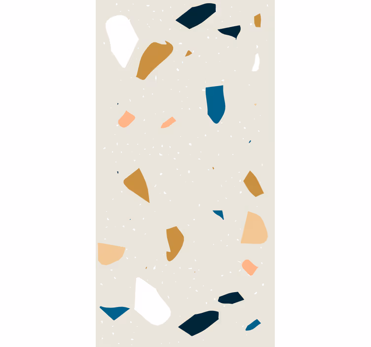 Tapete za zid geometrijski terrazzo splash - TenStickers