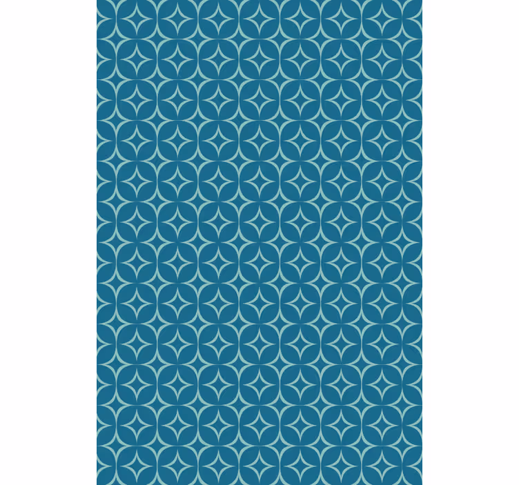 Tapete za zid geometrijski plavi elegantni krugovi - TenStickers