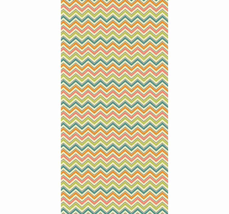 Tapete za zid geometrijski chevron zigzag motiv - TenStickers