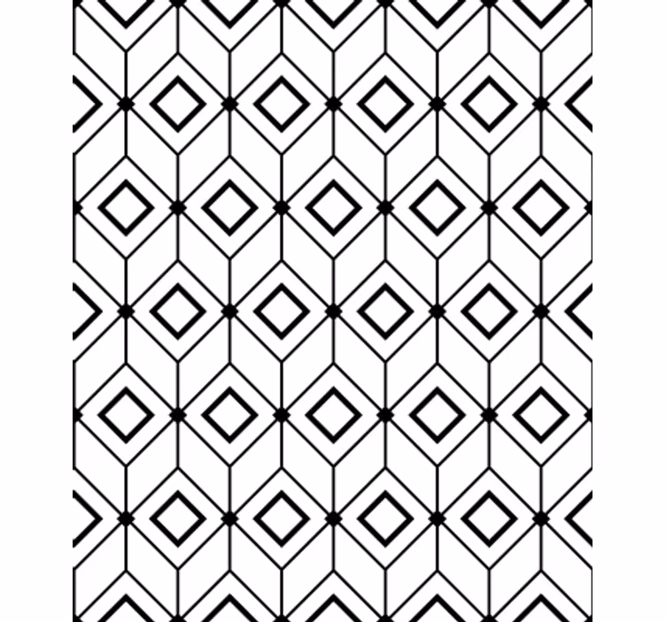 Tapete za zid geometrijski moderni dijamantni elementi - TenStickers