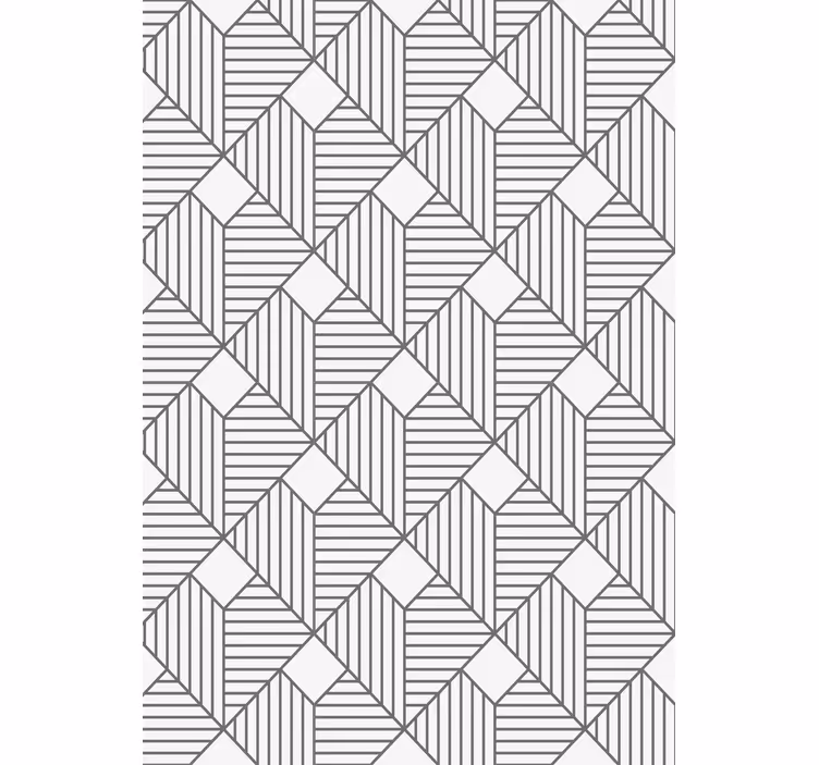 Tapete za zid geometrijski sivo uzorkaste stila - TenStickers