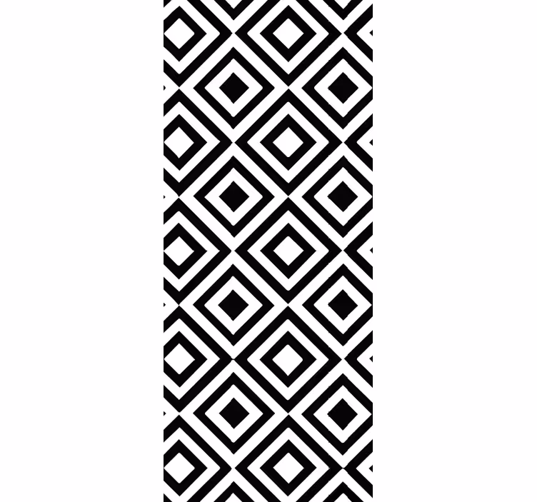 Tapete za zid geometrijski crno-bijele - TenStickers