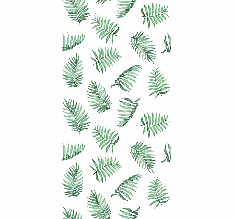 Tapete za zid priroda listovi zelene palme - TenStickers