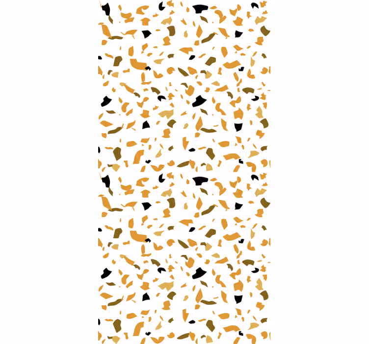 Tapete druge teksture u toplim bojama terrazzo stila - TenStickers