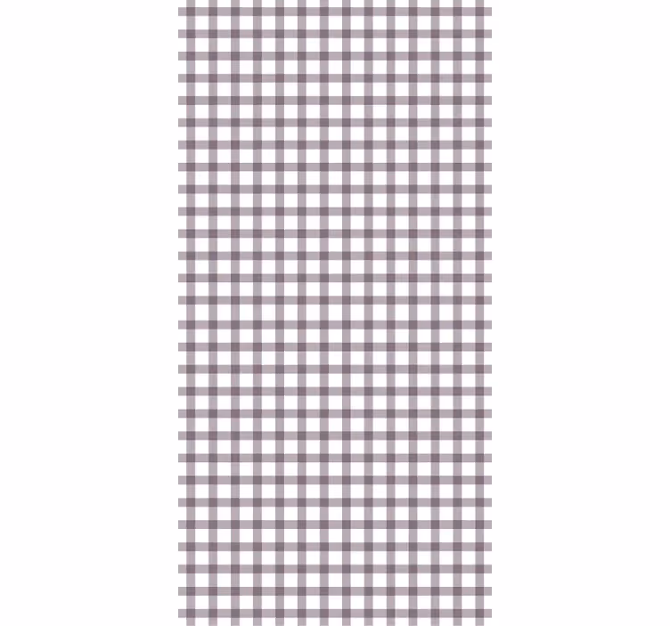 Tapete druge teksture ljubičasti gingham - TenStickers