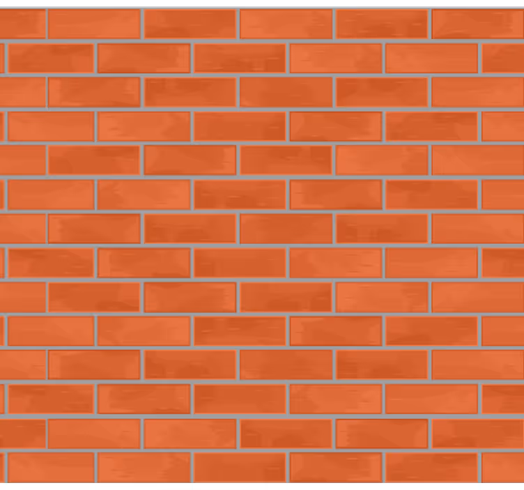 Tapete za zid kamen s uzorkom crvene opeke - TenStickers