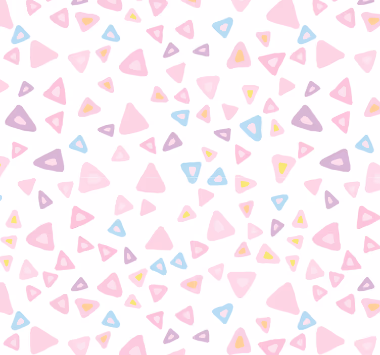 Tapete za zid pločice u kawaii stilu pastelnih uzoraka - TenStickers