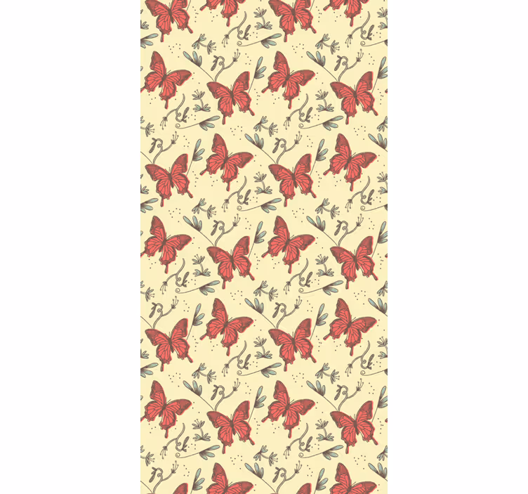 Leptir pozadine u vintage stilu - TenStickers