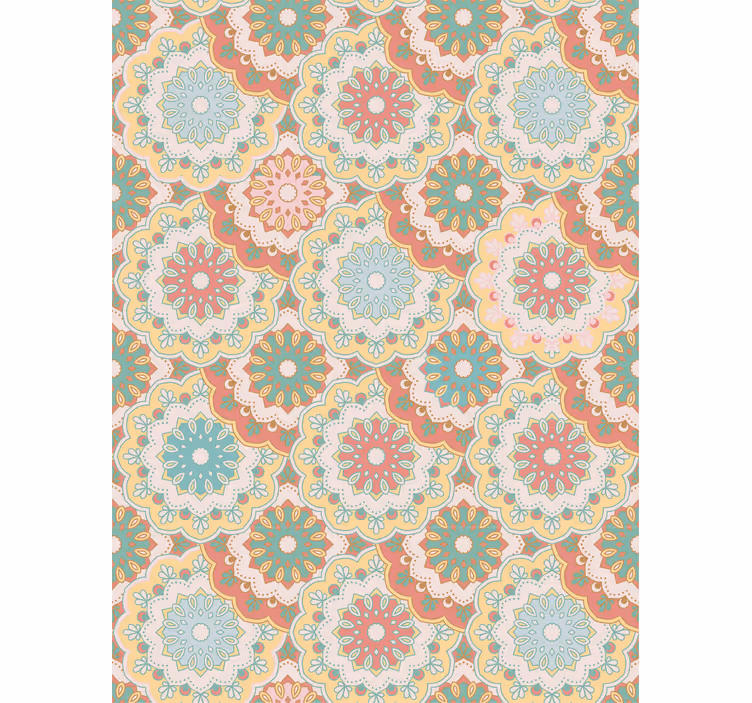 Tapete za hodnik tkanina "granny chic" - TenStickers