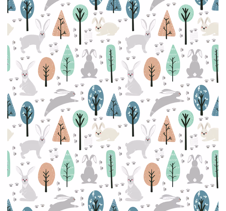 Tapete za zid nordijski fauna nordijske šume - TenStickers