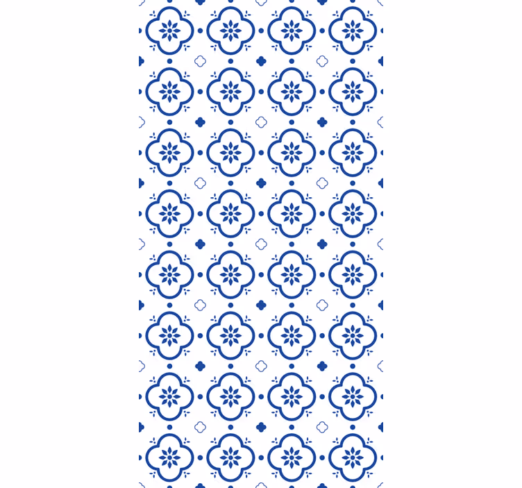 Tapete za zid klasik plave pločice - TenStickers
