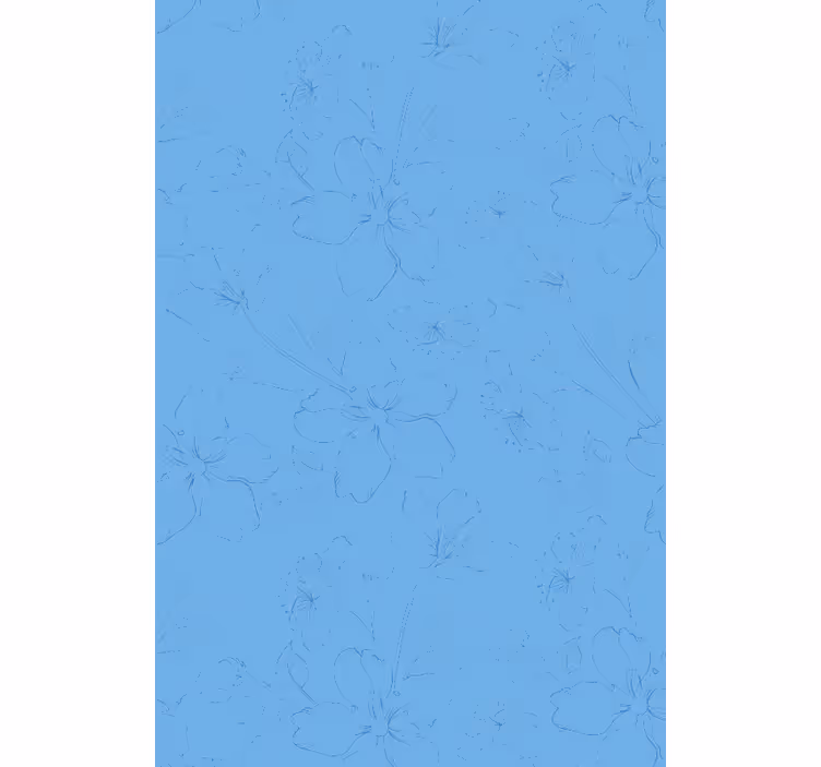 Tapete za dnevni boravak s botaničkim uzorkom - TenStickers