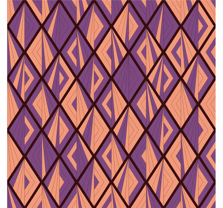 Tapete za zid geometrijski dijamantni uzorak - TenStickers