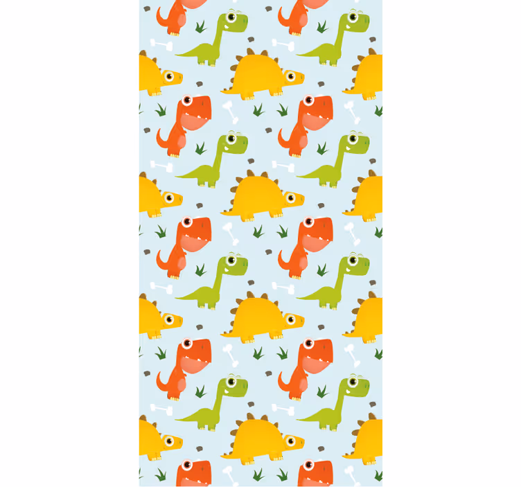 Tapete za zid dinosaura s malim uzorkom dinozaura - TenStickers