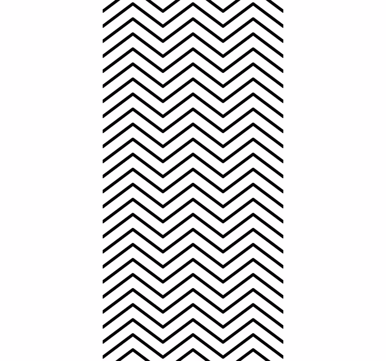 Moderne tapete za dnevni boravak s chevron uzorkom - TenStickers