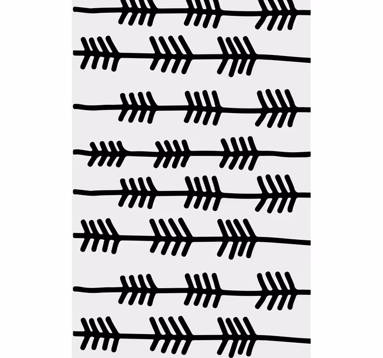Moderne tapete za dnevni boravak s uzorkom strelica - TenStickers