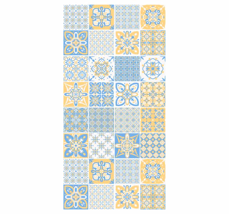 Tapete za kuhinju portugalske mješovite pločice - TenStickers