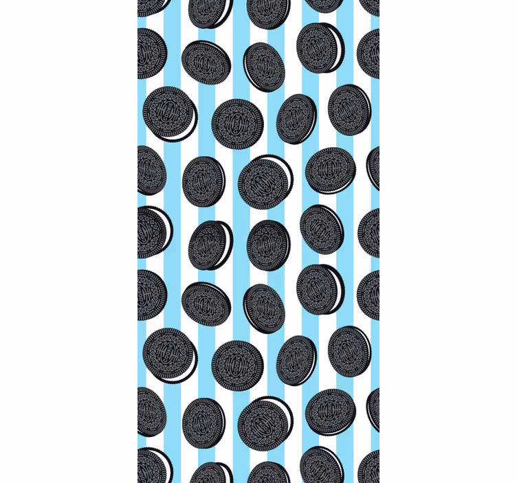 Tapete za kuhinju s uzorkom oreo pruga - TenStickers