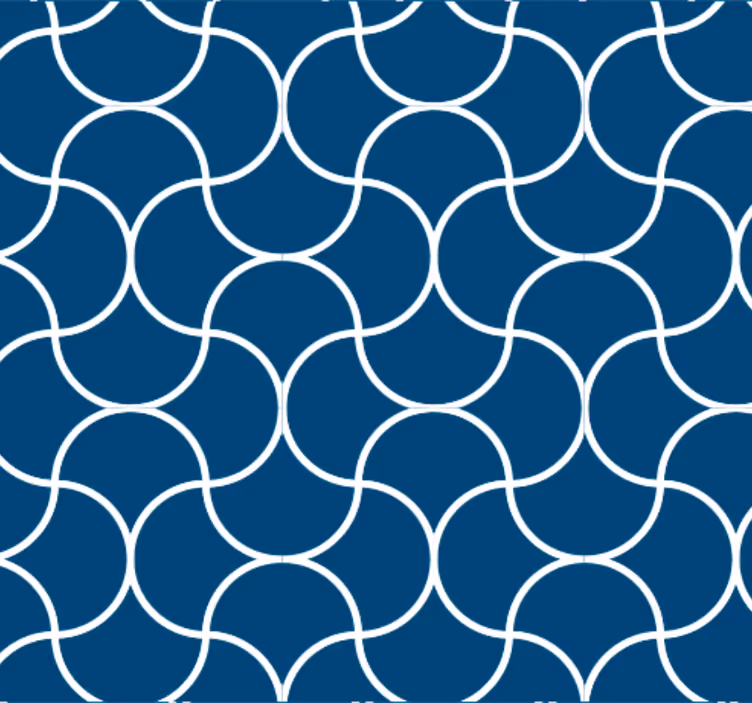 Tapete za kupaonicu s geometrijskim valovima - TenStickers