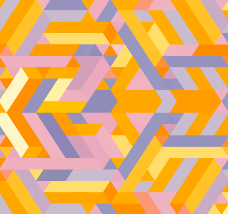 Tapete za kupaonicu s geometrijskim uzorkom - TenStickers